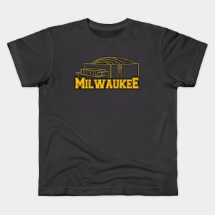 Milwaukee Arena Outline Kids T-Shirt